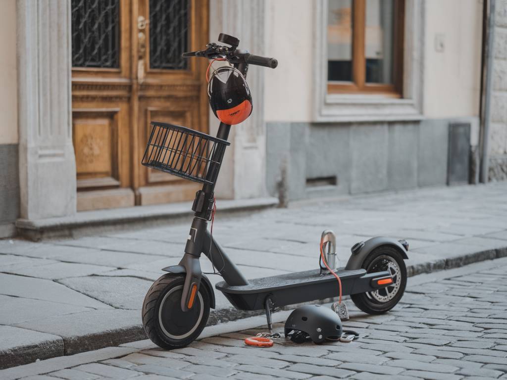 choisir une trottinette électrique : accessoires indispensables à considérer